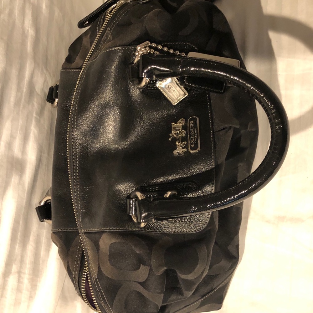 Coach signature handbag